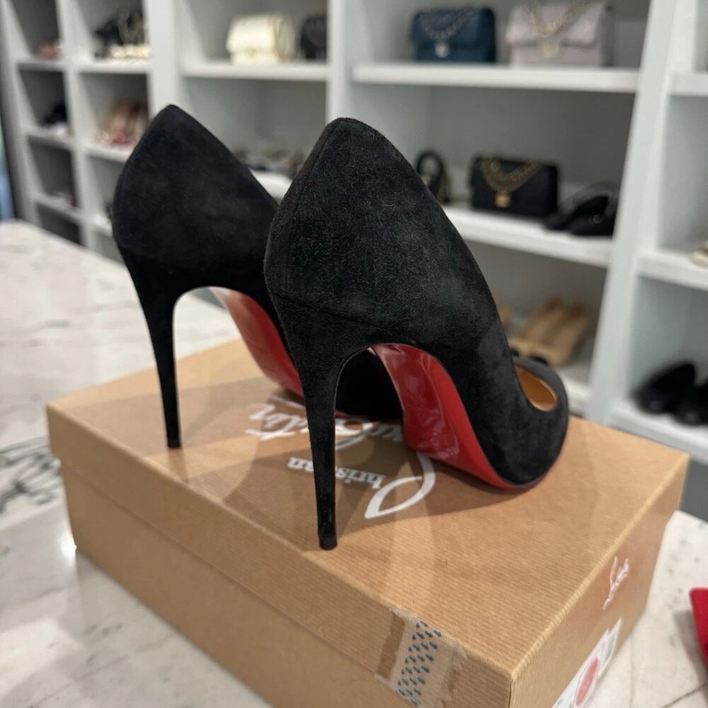 Christian Louboutin Black Eloise 100 Pump - Picture 6 of 7